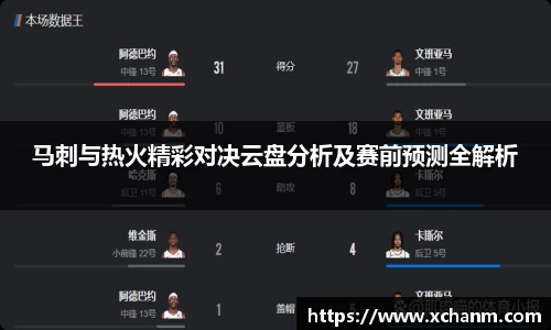 马刺与热火精彩对决云盘分析及赛前预测全解析